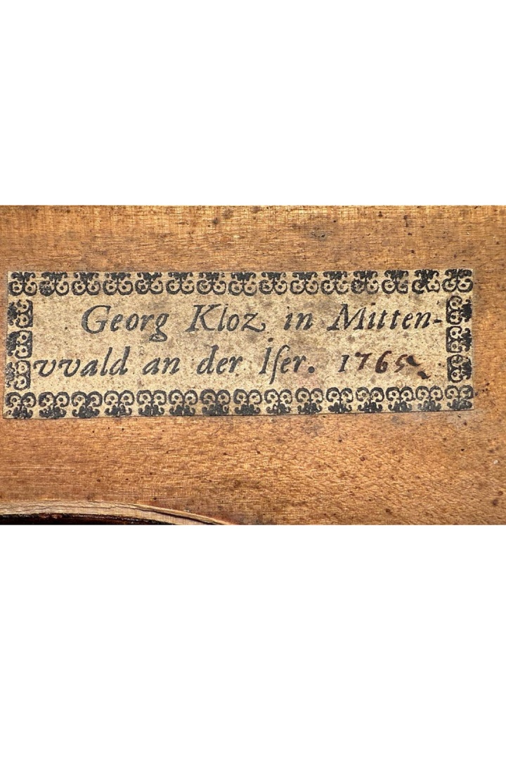 Klotz Georg - Mittenwald Anno 1765 - G-874